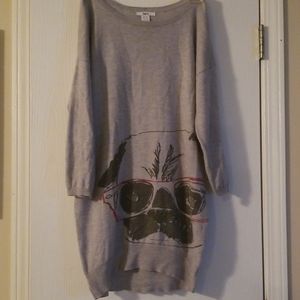 Long pug sweater dress